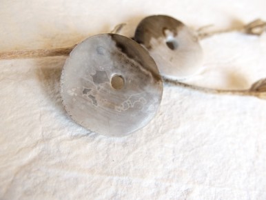 paire de disque bi en céramique enfumée