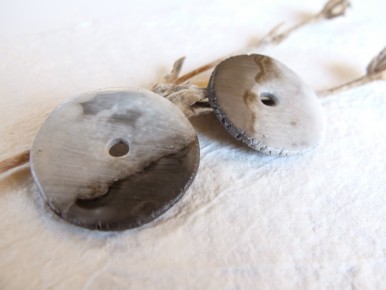 paire de disque bi en céramique enfumée