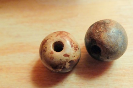 Perle en céramique avec Terre Sigillée