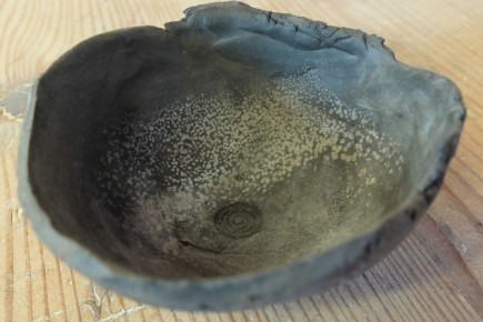 Bol - céramique "enfumée"