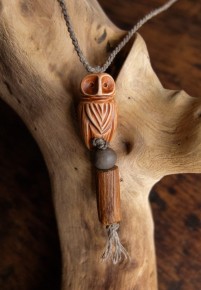 Collier "chouette totem"