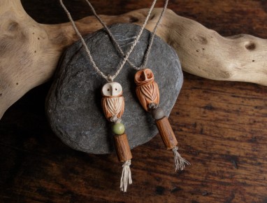 Colliers "chouette totem"